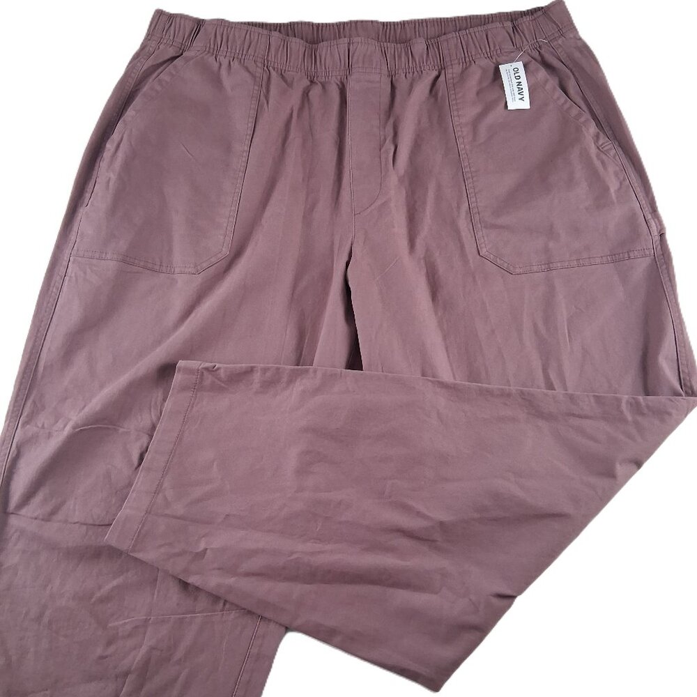 Old Navy Pulla High Rise Utility Ankle Pant Women's Size XXLT Skylark Pull-On